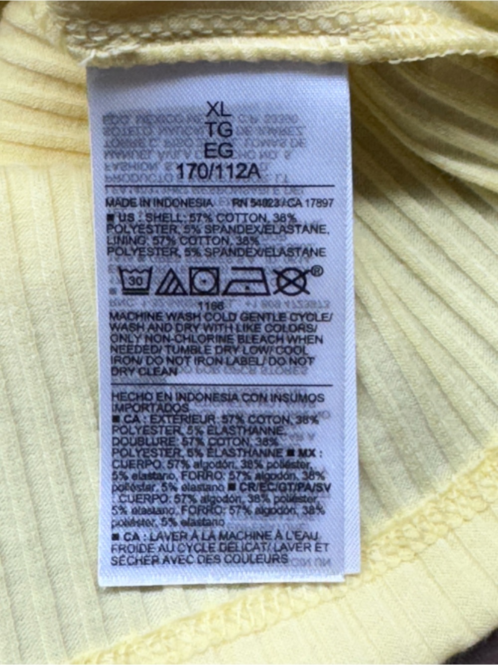 Old Navy Sleeveless Ribbed Loop-Back Sunbeam
Halter Top Size XL - Picture 8 of 9